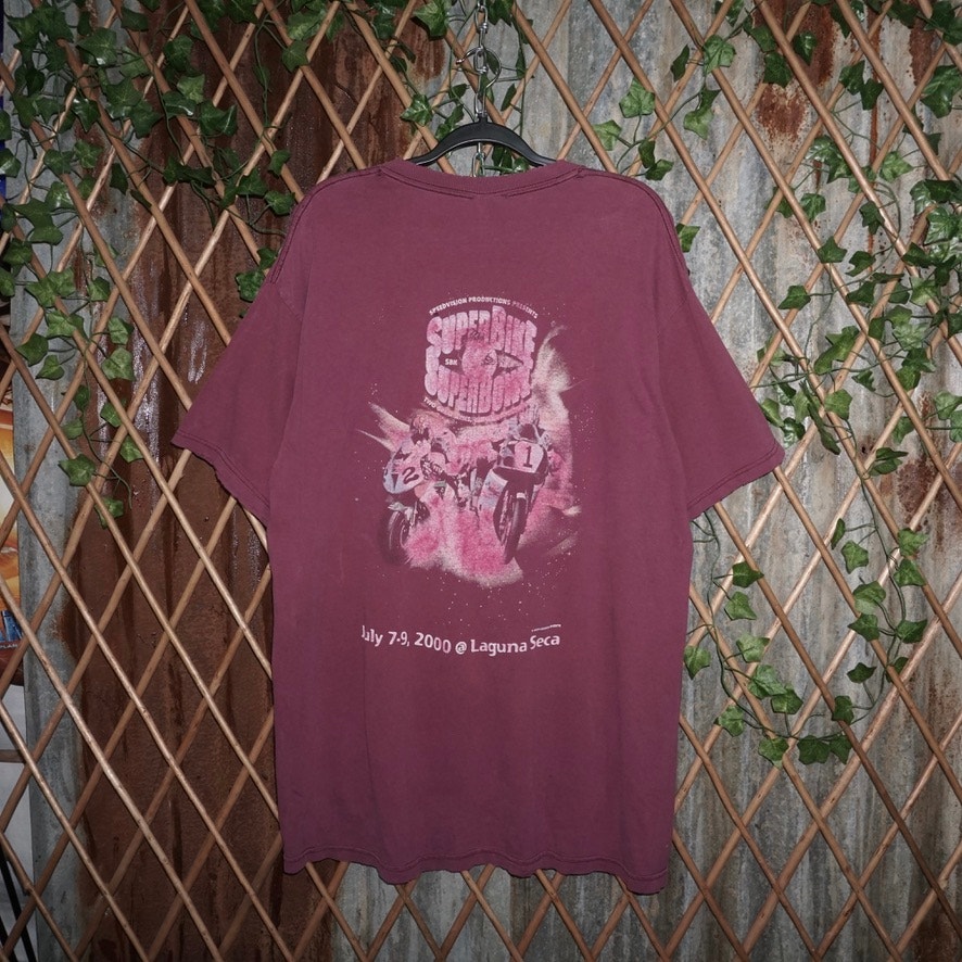 LargeVintage Y2k Super Bike 90s Motocross Laguna Seca Shirt